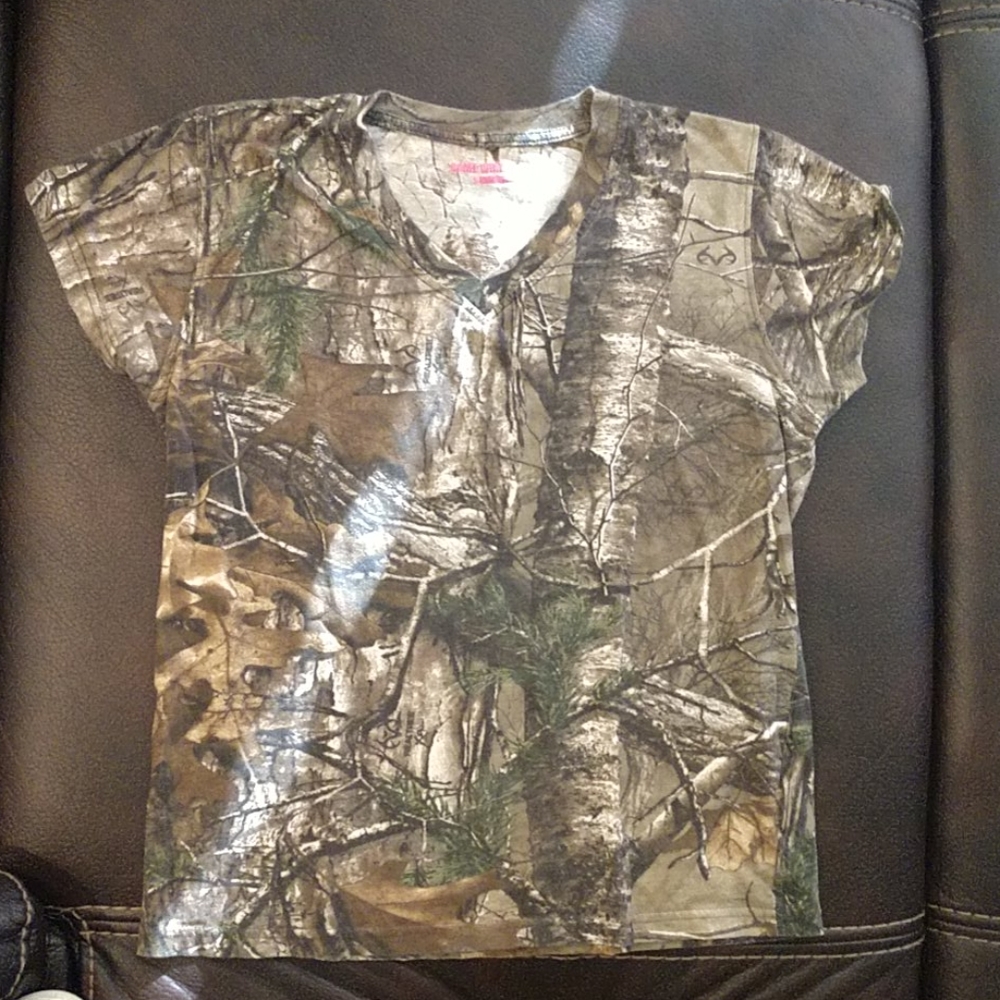 Women's V-neck Hunting Shirt